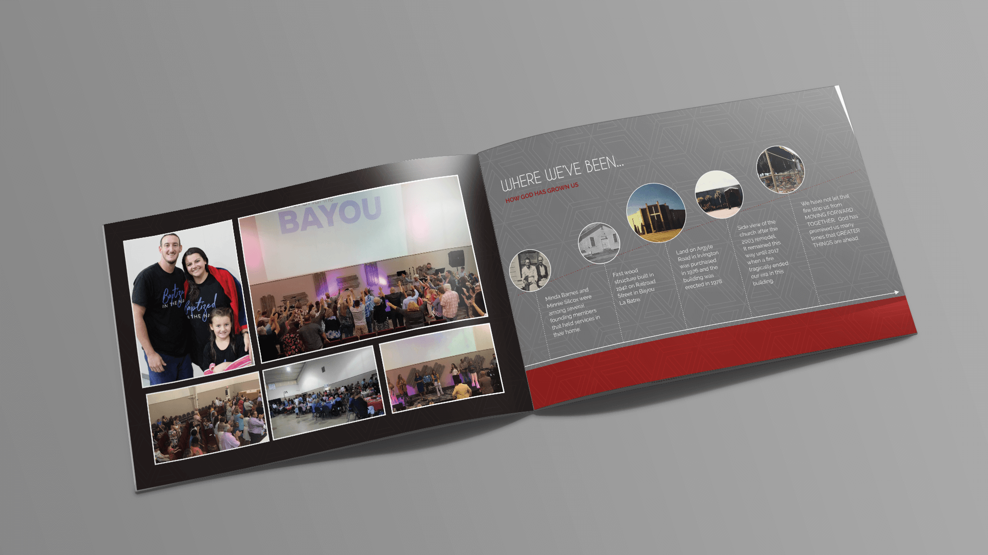 Church capital campaign booklet design