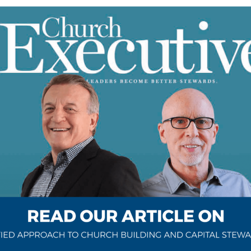 Church capital campaign magazine cover